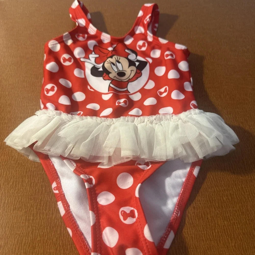 Disney Baby Minnie Mouse Swimsuit Size 12‎ months